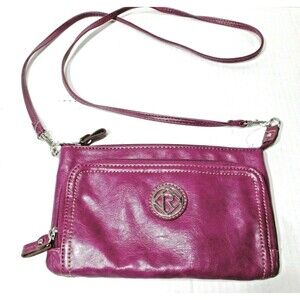NEW Relic Small Crossbody Purse Fuschia Long Detachable Strap